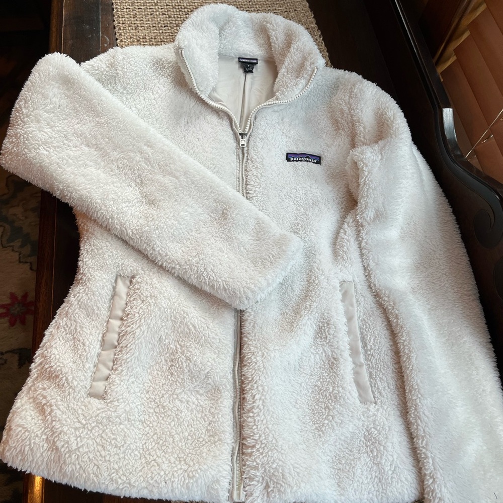 Patagonia Women's Cream Teddy Jacket Size S